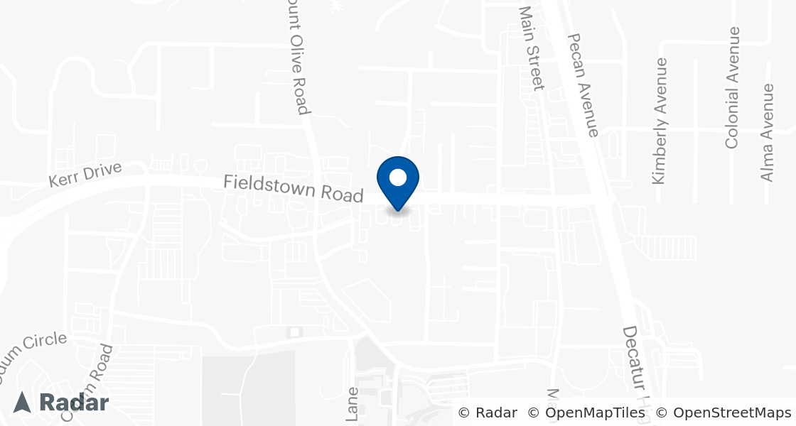 Map of Dairy Queen Location:: 391 Fieldstown Rd, Gardendale, AL, 35071-2490